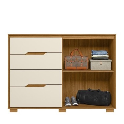 COMODA 2PT 4GAV TEXAS BRANCO C/PES COD 683.007 COMODA 2PT 4GAV TEXAS BRANCO C/PES COD 683.007